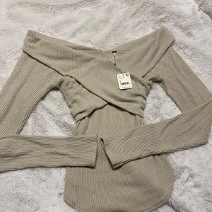 Free People Marley Sweater in Oatmeal size S